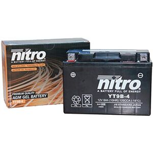 NITRO YT9B-4 -N- Batterie Moto AGM Fermé - Publicité