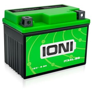 IONI 740732 ITX4L-BS / SLA4L-BS 12V 5Ah AGM Compatible avec YB4L-B / YTX4L-BS Batterie scellée et sans Entretien Convenant à 99% de Tous Les Scooters, pour Trottinette - Publicité