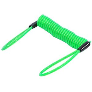 Aramox Cable de Verrouillage de Disque , Cable de Bobine de Rappel de Ressort de Sécurité Antivol de Verrouillage de Disque D'alarme de Vélo de Moto(Vert fluorescent) - Publicité