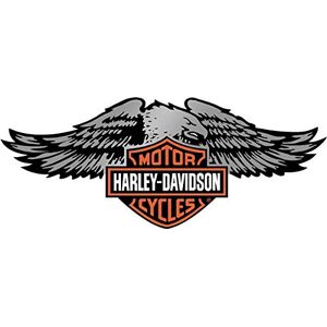 SUPER FABRIQUE Stickers rétro réfléchissant pour Casque Harley Davidson Aigle - Publicité