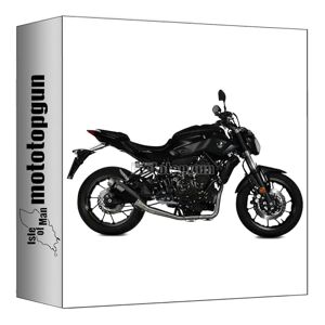 MOTOTOPGUN mivv ligne complete homologue nocat gp-pro acier noir high up compatible avec yamaha mt-07 mt07 2014 2015 2016 2017 2018 2019 2020 - Publicité