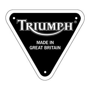 SUPER FABRIQUE Stickers rétro réfléchissant pour Casque Triumph Noir - Publicité