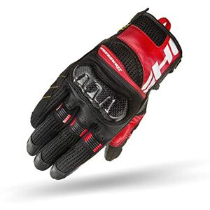 SHIMA X-BREEZE 2 Gants Moto Homme Gants Ventilés, Touchscreen, D'été Textil avec Protecteur de Jointure en Carbone, Paume Renforcée (Rouge, XL) - Publicité