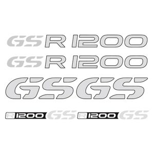 STICKERS RACING Kit d'autocollants en vinyle réfléchissant pour moto Casque Valise BMW GS 1200 (Modèle B) - Publicité