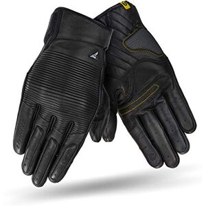 SHIMA BLAKE Gants Moto Homme Gants Respirant, Élastique, Touchscreen, Vintage et Cuir avec Protecteur de Jointure, Absorbeurs D'chocs Poignet et Doigts, Paume Renforcée (Noir, L) - Publicité