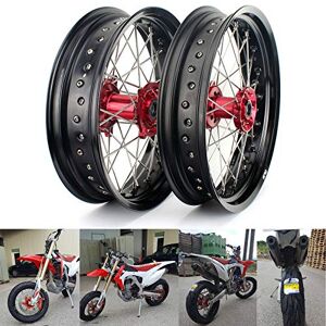 T | TARAZON TARAZON 17 Supermotard Roues Jantes Moyeu pour Honda CRF250R 2004-2013 CRF450R 02-12 CRF 250 450 R - Publicité