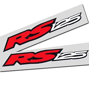 ziondesigns Aprilia RS 125?Rouge. Blanc, Noir Motif graphique Stickers Stickers X 2 - Publicité
