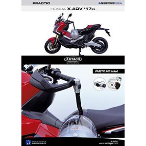 Artago 1651ART Antivol Moto Guidon Practic Art, Haut de Gamme + Support pour Honda X-ADV 17 - Publicité