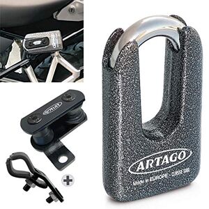Artago 69T1 Pack Antivol Disque Haute Sécurité + Support pour BMW (R1250GS, R1200GS, F850GS, F800GS, F750GS, F700GS, G310GS, F900XR), Homologué SRA, Sold Secure Gold, ART4 - Publicité