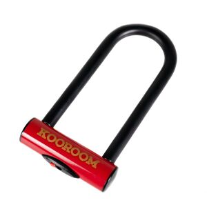 Antivol KOOROOM U 85X190 Noir/Rouge