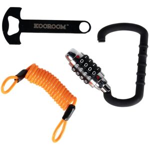 Antivol KOOROOM LOCK T POUR CASQUE AVEC CORDON Noir