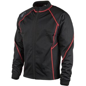 DXR Maillot Technique DXR WINTERCORE ZIP - BLACK RED Black/Red