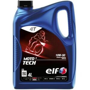 Huile moteur 4T ELF Moto 4 Tech Technologie Synthese 10W50 4l