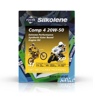 Silkolene Huile moteur Silkolene Comp 4 20W50 XP 4 temps cube 4L