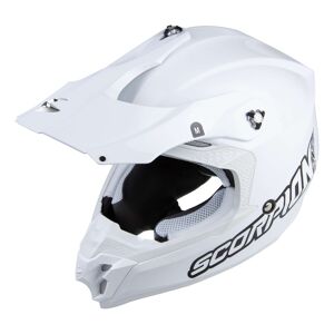 Casque cross Scorpion VX-16 Evo Air Solid blanc- M blanc M female - Publicité