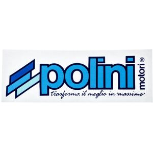 Polini Autocollant Polini 12cm x 4cm bleu