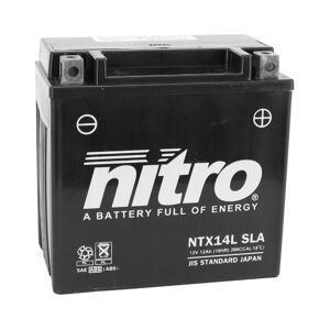 Batterie 12v 12 ah ntx14l sla sans entretien lg150xl87xh145mm nitro - Publicité