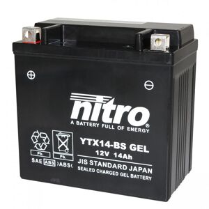 Batterie Nitro YTX14-BS 12V 12 Ah Gel - Publicité