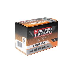 Power Thunder Batterie Power Thunder YTX9-FA 12V 8 Ah prête à l’emploi