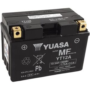 Yuasa Batterie Yuasa YT12A-BS 12V 10 Ah AGM prête à l’emploi