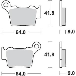 Plaquettes de Frein Moto Master - metal fritte - 94422 - GAS GAS MC