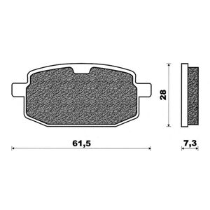 Plaquettes de Frein C4 - BP125 - Peugeot V-Clic Pgo Big Max