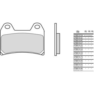 Brembo Plaquettes de Frein Brembo - Organique - 07BB1990