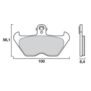 Plaquettes de Frein Brembo - Organique - 07BB2407