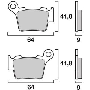 Plaquettes de Frein Brembo Off-Road TT - Carbone Ceramique - 07BB27TT