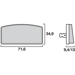 Plaquettes de Frein Brembo - Organique - 07GR5915