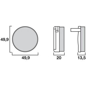 Plaquettes de Frein Brembo - Organique - 07HO0229