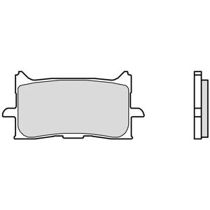 Plaquettes de Frein Brembo - metal fritte - 07HO62LA