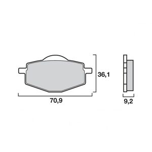 Plaquettes de Frein Brembo Off-Road SX - metal fritte - 07YA14SX