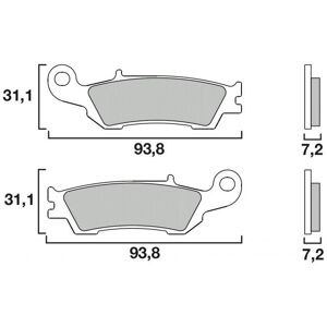 Plaquettes de Frein Brembo Off-Road SD - metal fritte - 07YA47SD