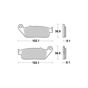 Plaquettes de Frein SBS - Ceramique - 183HF