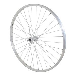 Roue avant velo City Velox 650Bx35 a axe a boulon et freinage sur j