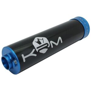 KRM Silencieux d'échappement alu bleu KRM Pro Ride