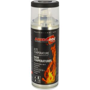 Spray peinture Ambro-Sol haute temperature noir mat 400ml