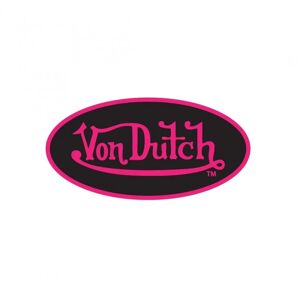 Von Dutch Sticker 8cm Von Dutch noir/rose
