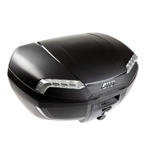 Top case Givi Monolock® E46 Riviera 46 Litres noir/catadioptres fumé - Publicité