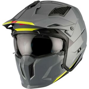 MT Helmets Casque transformable MT Helmets Streetfighter SV uni argent- M