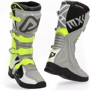 Bottes Cross Acerbis X-Team Gris Jaune Fluo - Publicité