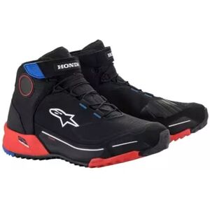 Baskets Alpinestars Honda CR-X Drystar Riding Noir Rouge Bleu - Publicité