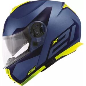 Casque Givi X.21 Challenger Spirit Bleu Mat Bleu Foncé Jaune - Publicité