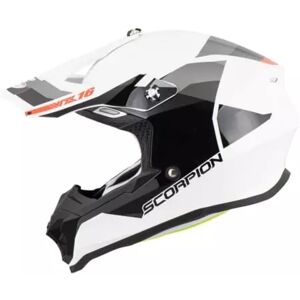 Casque Cross Scorpion Vx 16 Evo Air Spectrum Blanc Argent - Publicité