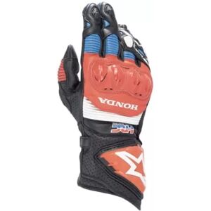 Alpinestars Honda Gp Pro R3 Motorcycle Gloves Unisex Black Red Blue Size: Xl - Publicité