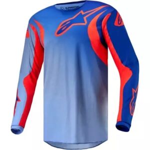 Maillot Cross Alpinestars Fluid Lucent Bleu Orange - Publicité