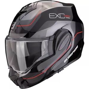 Casque Scorpion Exo-Tech Evo Pro Commuta Noir Argent Rouge - Publicité