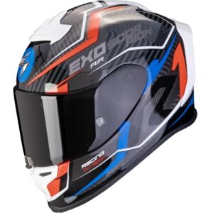 Casque Scorpion Exo-R1 Evo Air Coup Noir Rouge Bleu - Publicité