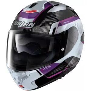 Casque Nolan X-1005 Ultra Carbon Undercover 46 Blanc Fuchsia - Publicité